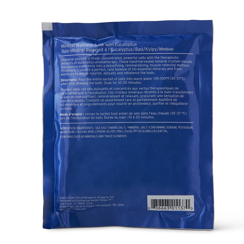 Kerstin Florian Mineral Wellness Soak with Eucalyptus back label