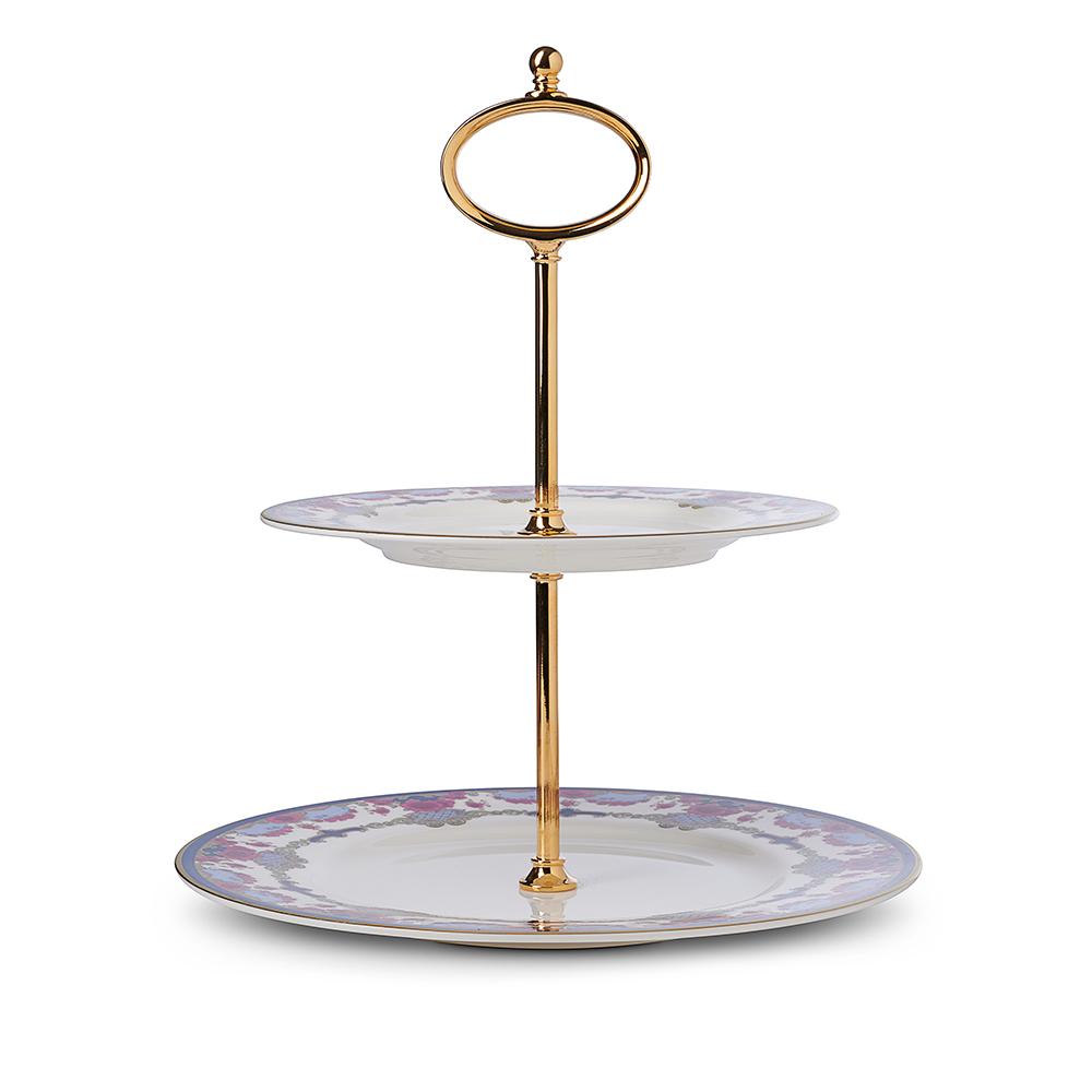 2-Tier Cake Plate | Empress Royal China | Fairmont Store