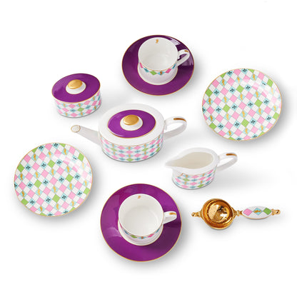 Harlequin Afternoon Tea Set