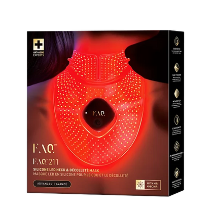 FAQ™ 211 Red light neck & décolleté mask