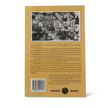 Jasper Park Lodge Book Back Cover