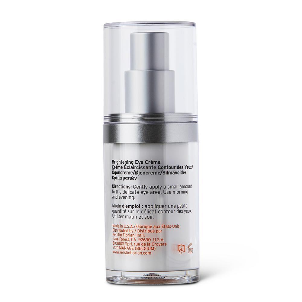 Kerstin Florian Correcting Brightening Eye Creme back label