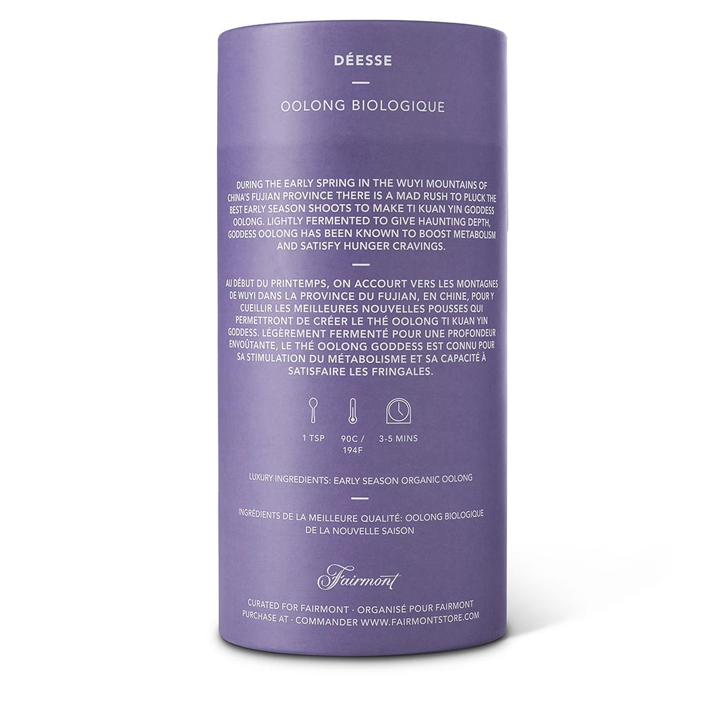 Steeping instructions for Organic Goddess Oolong loose leaf tea by Lot 35