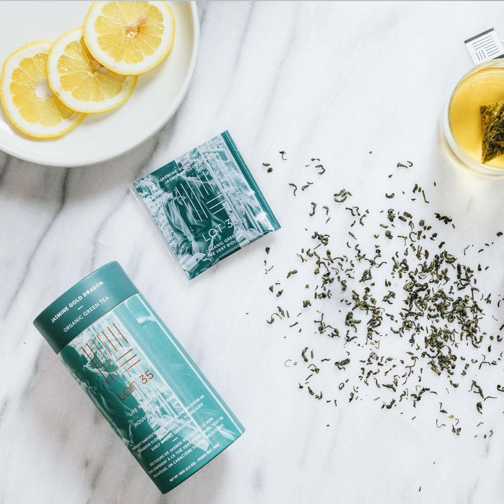 Organic Jasmine Gold Dragon Loose Leaf Tea | Lot 35 | Fairmont
