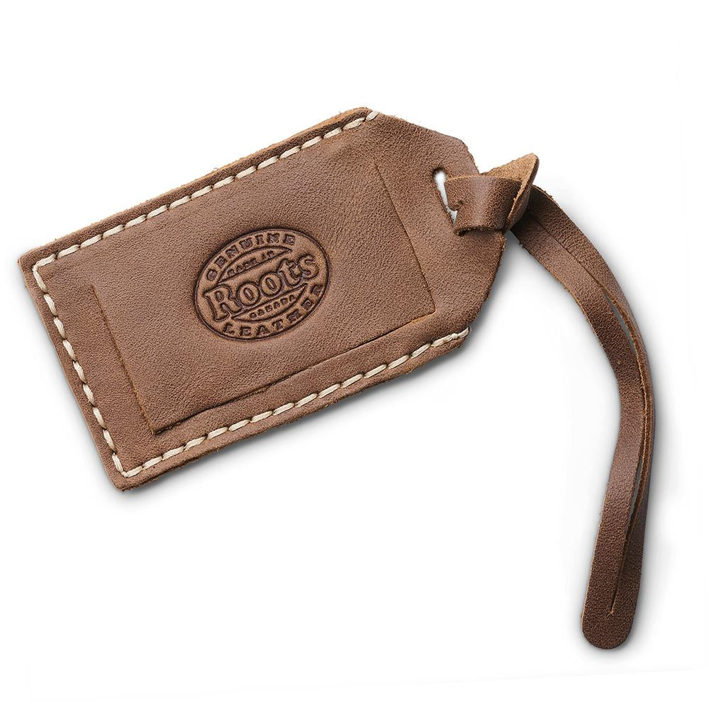 Leather Luggage Tag by Roots Canada Luggage Fairmont Store Fairmont Store Canada