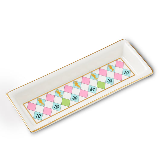 Harlequin Jam Pot Tray