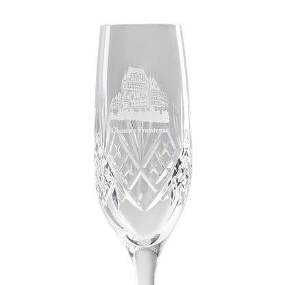 Le Chateau Frontenac Champagne Flutes