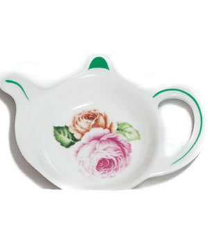 Petite assiette pour Sachet de thé Rose Garden