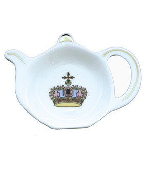 Assiette pour sachet de thé.