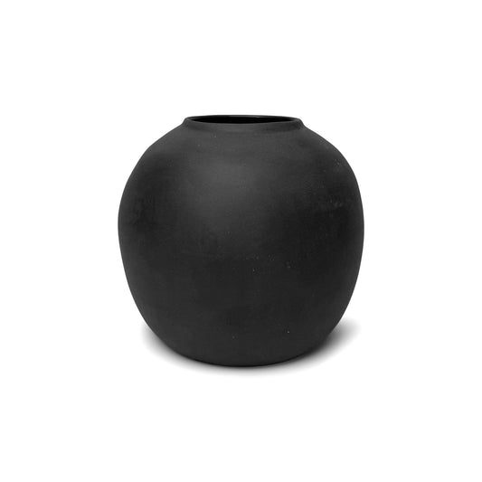 Bol Vase | S Vases + Planters Black