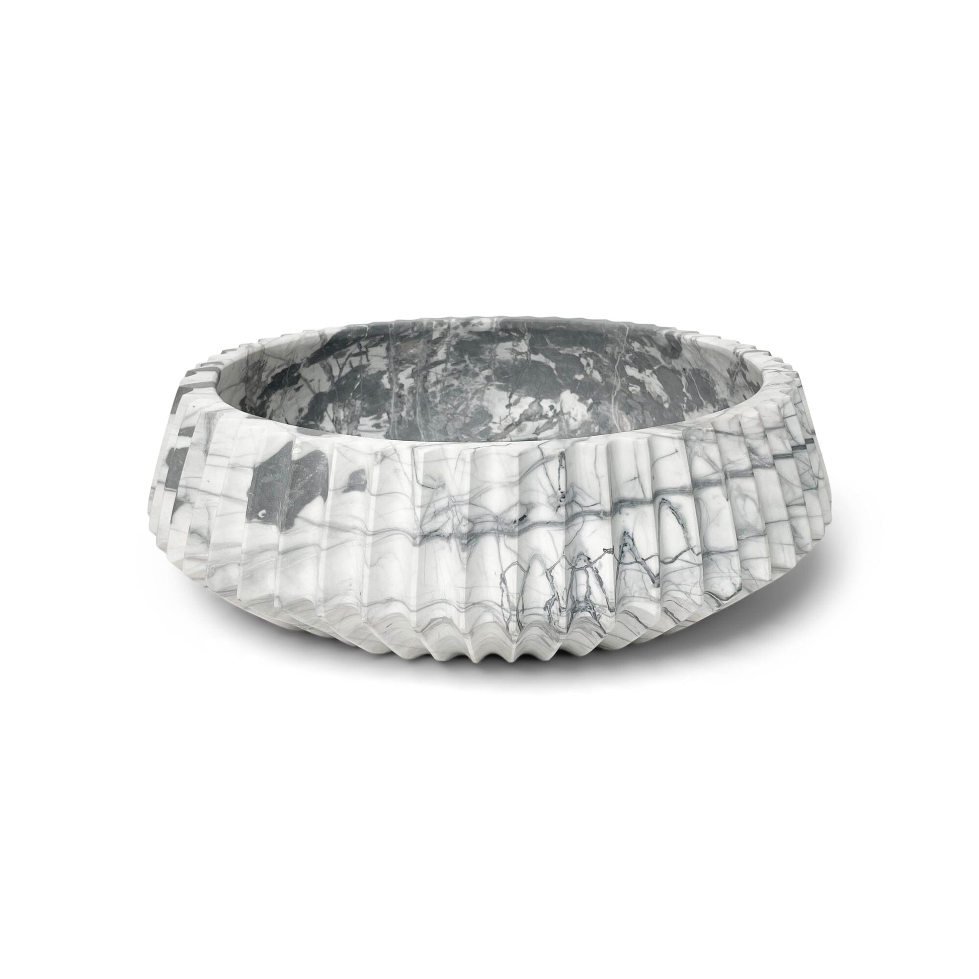 Duna Marble Bowl | White Accents + Decor