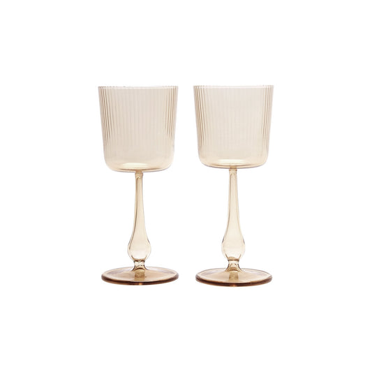 Sand Luisa Calice | Set of 2 Glassware Sand