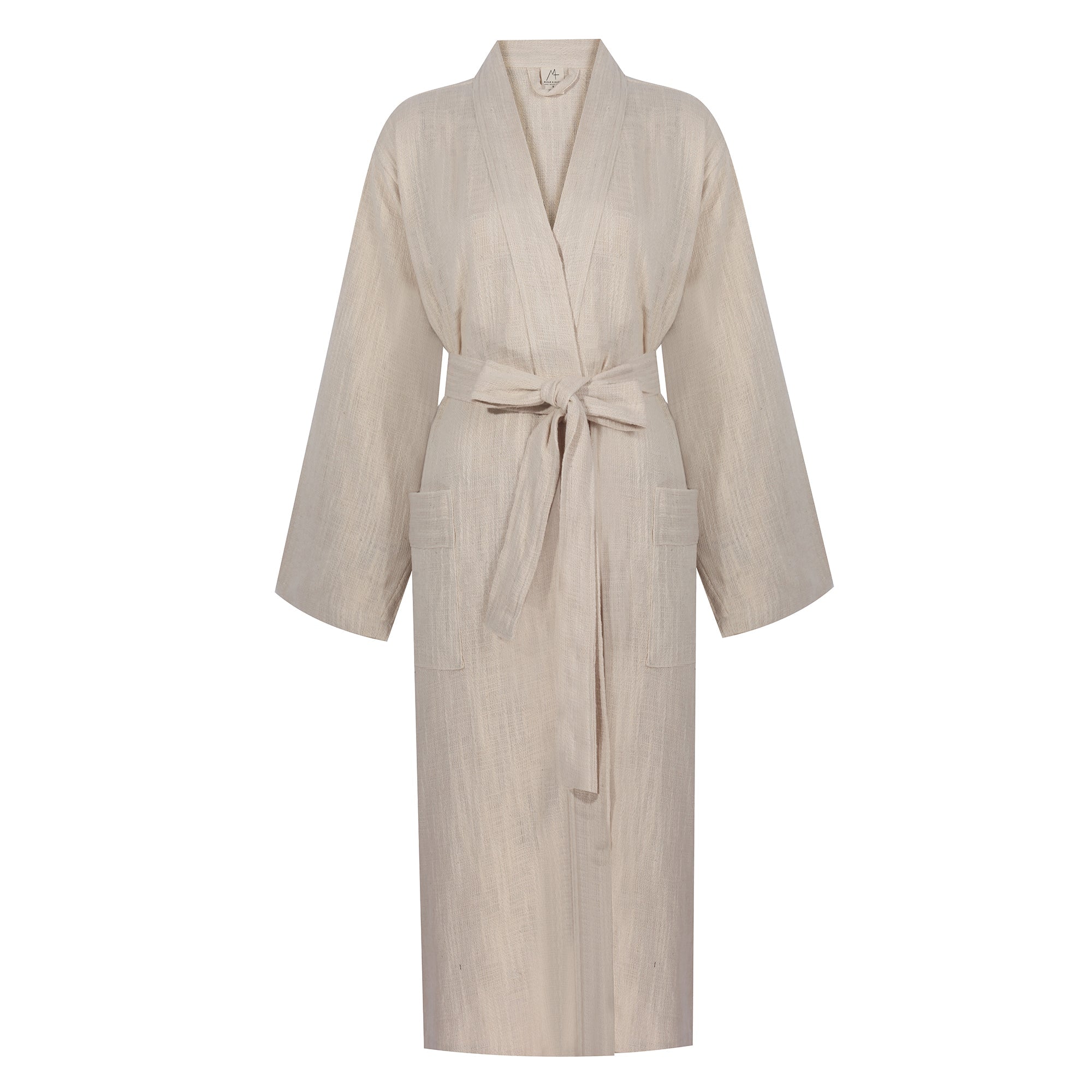 Turkish Linen Robe - Natural | Obakki - Fairmont Store Canada