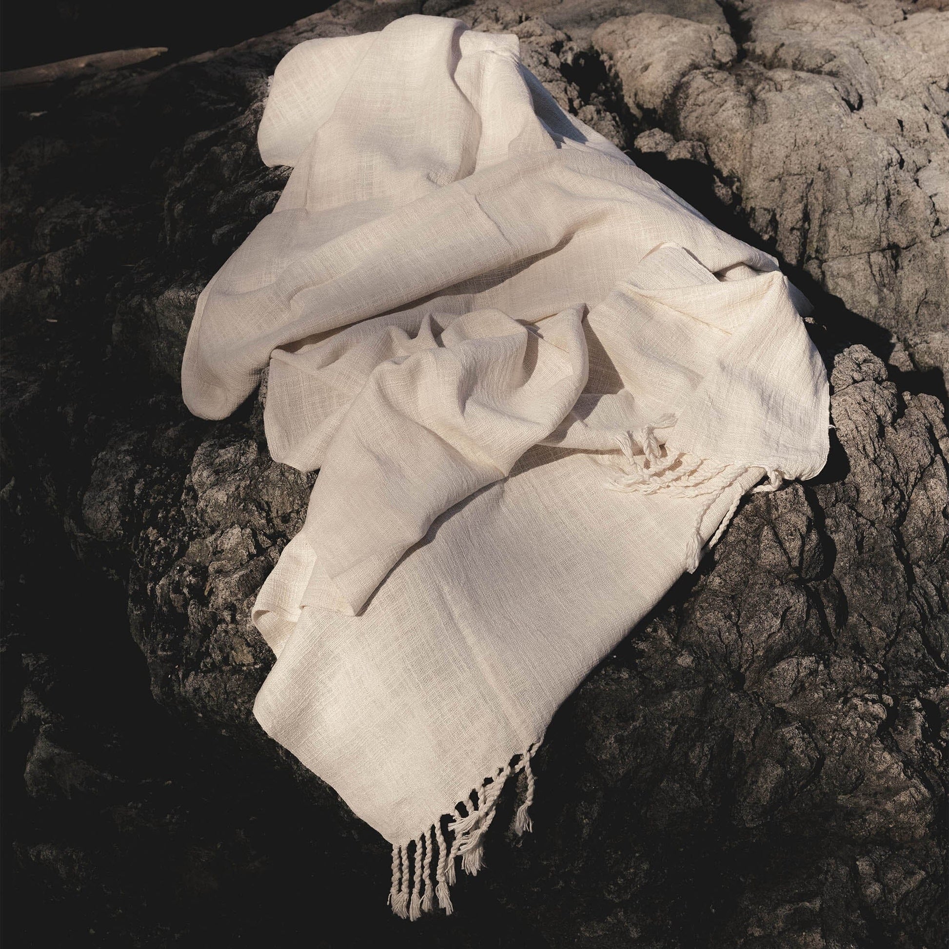 Turkish Linen Towel | Natural Home Textiles