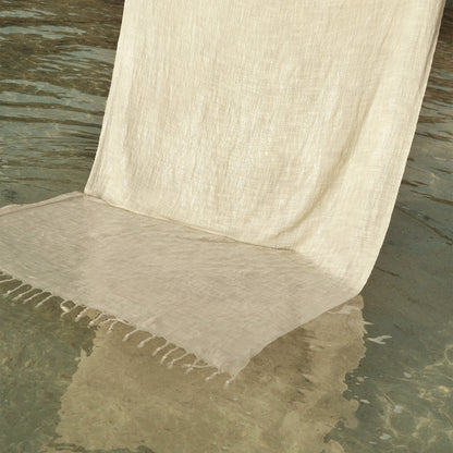 Turkish Linen Towel | Natural Home Textiles Natural OS